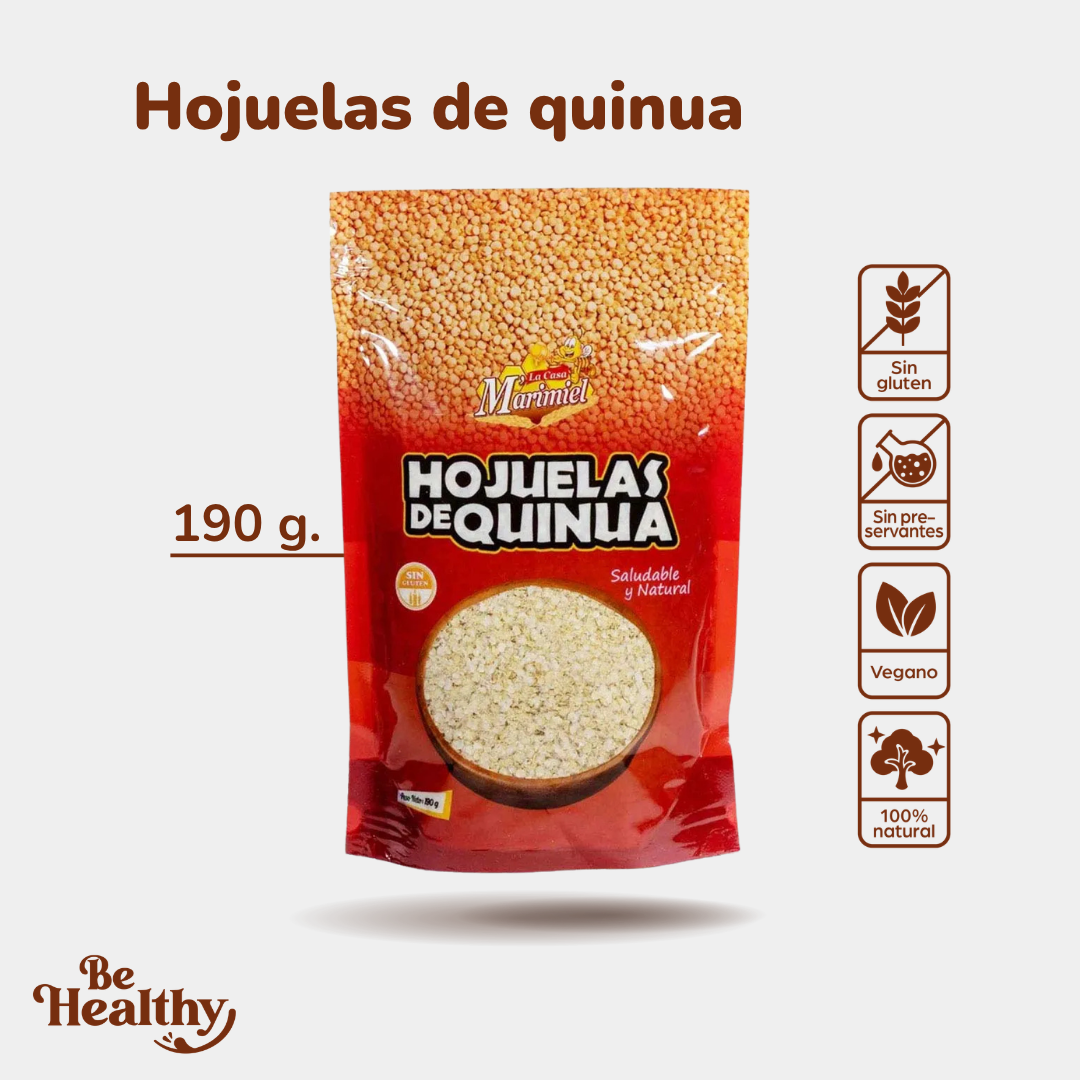 Hojuelas de quinua de 190gr✨