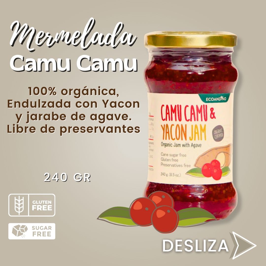 Mermelada natural de Camu Camu 240gr 🎉