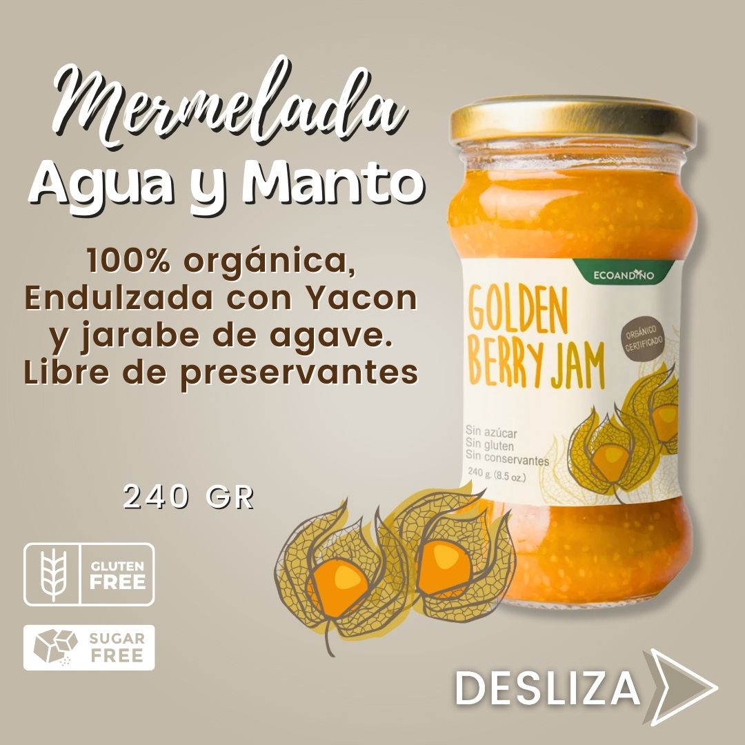 Mermelada de Agua Manto 240gr 🎉