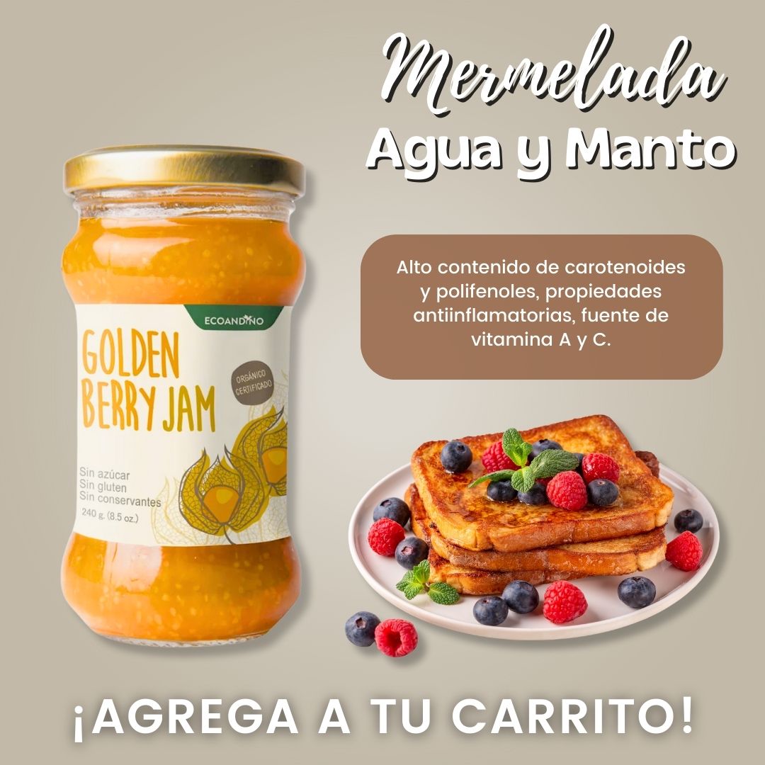 Mermelada de Agua Manto 240gr 🎉