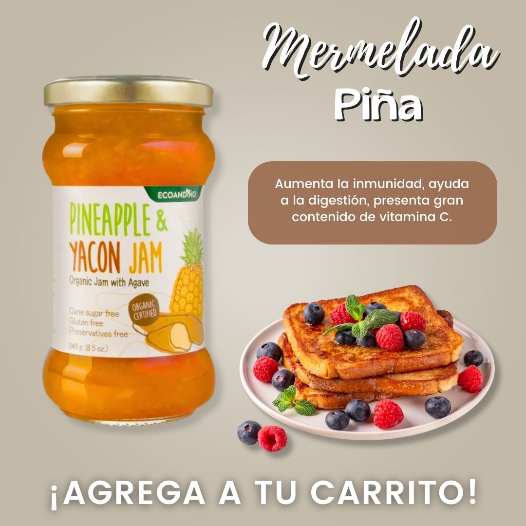 Mermelada natural de Piña 240gr🎉