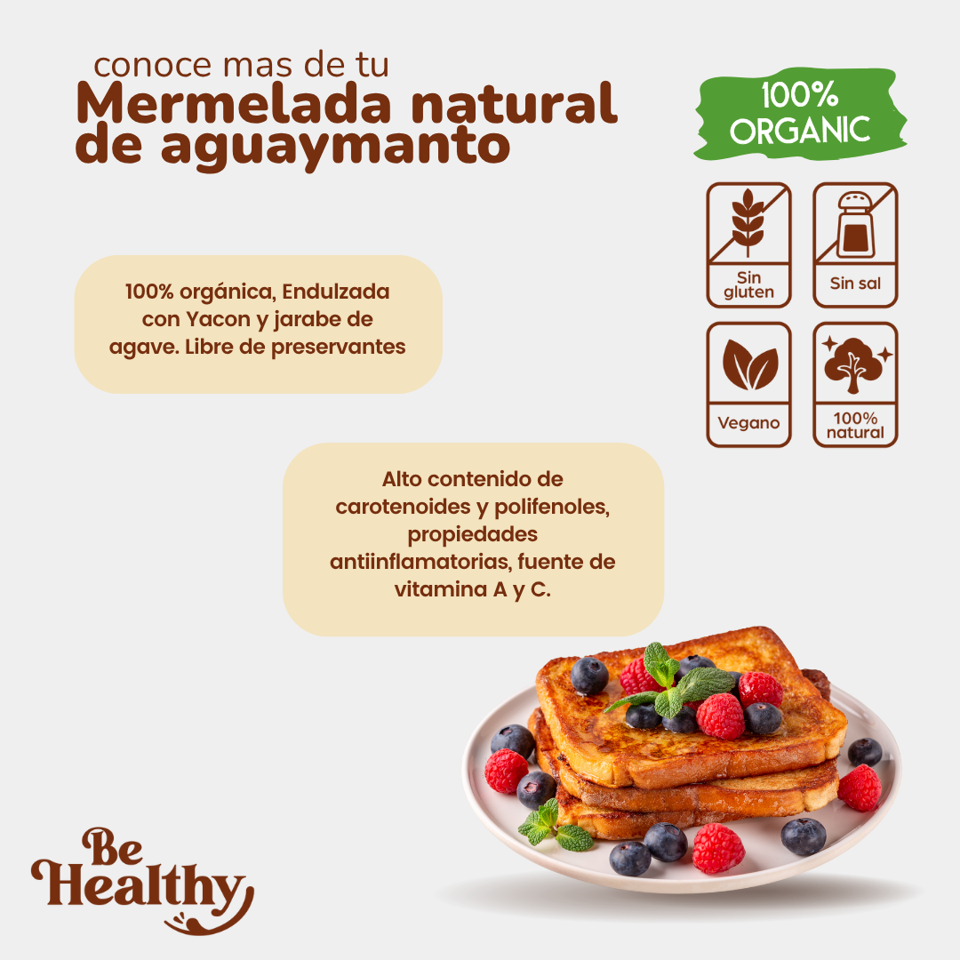 Mermelada de Agua Manto  240gr 🎉