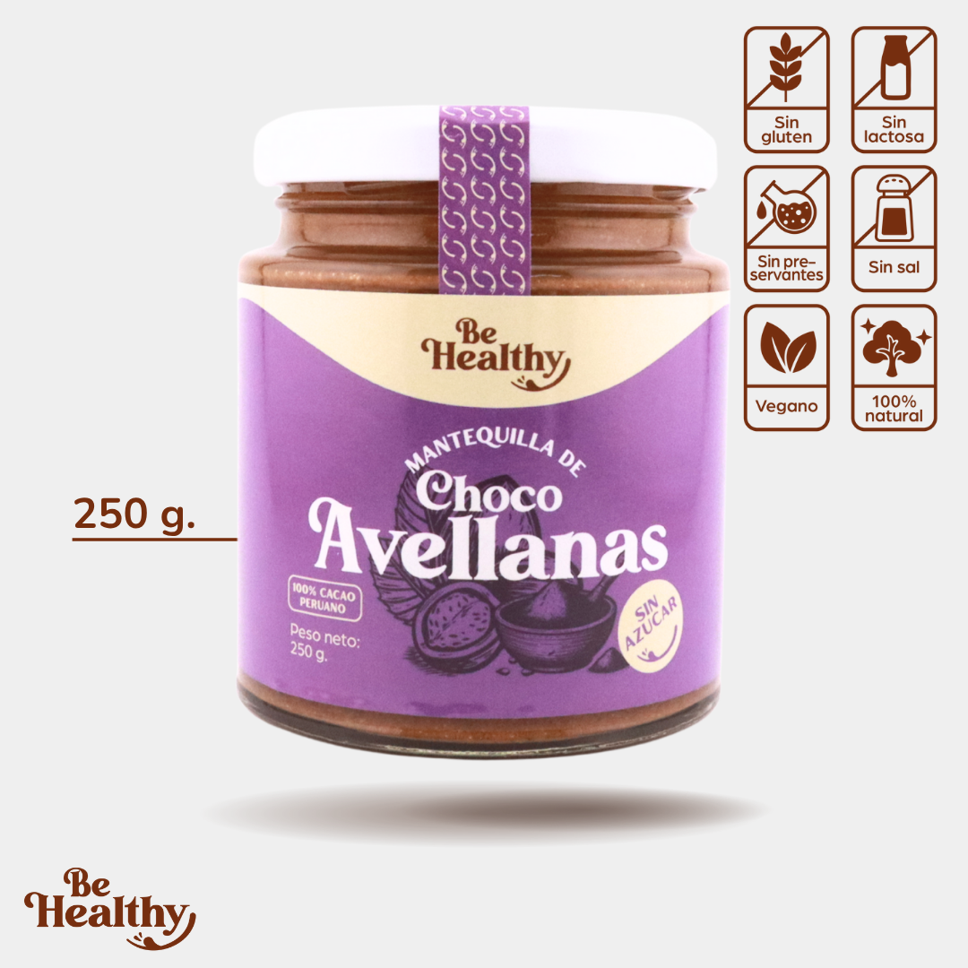Mantequilla de Chocoavellanas, 250 gr