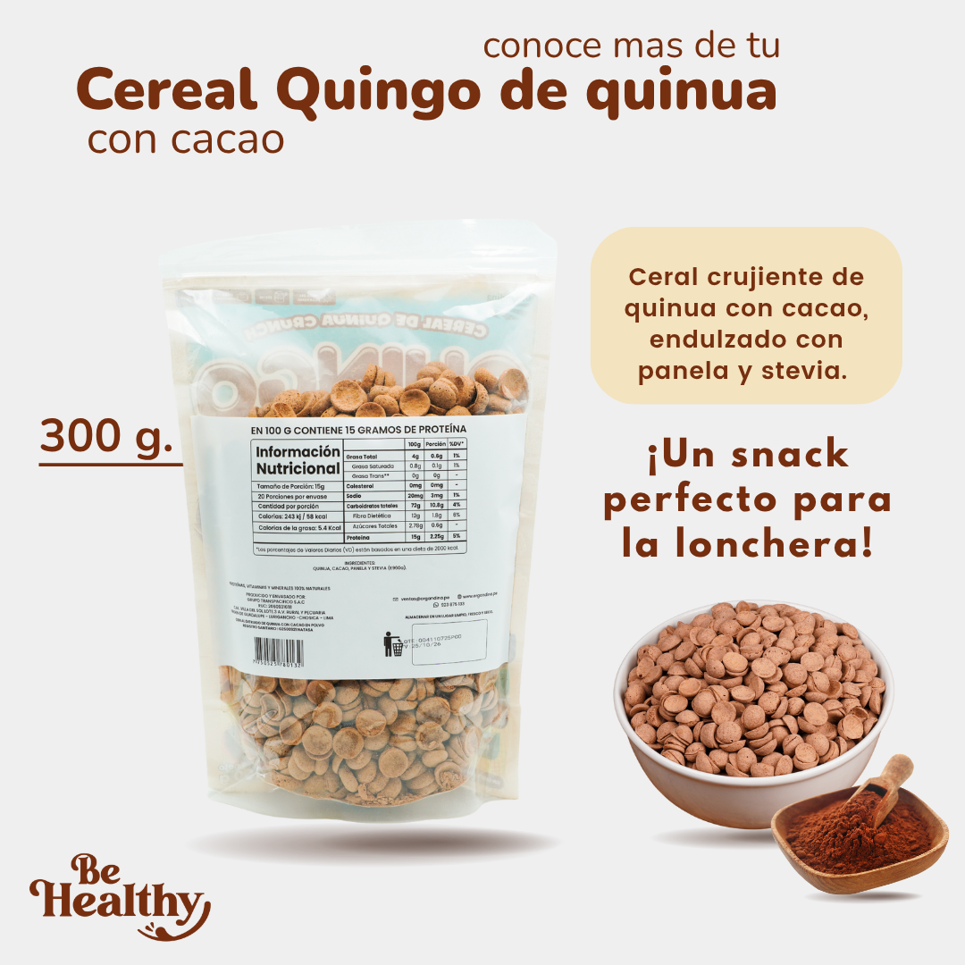 CEREAL QUINGO DE CACAO 🍫