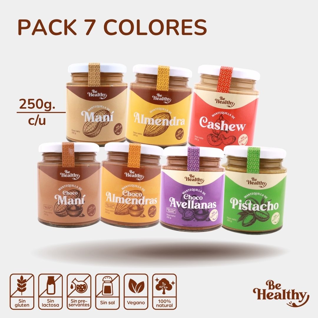 Pack 7 colores 💛🧡💚🤎💜