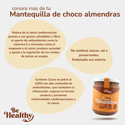 Mantequilla de Choco Almendras XL - 450 gr