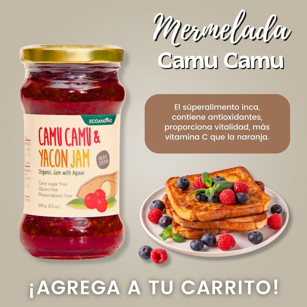 Mermelada natural de Camu Camu 240gr 🎉