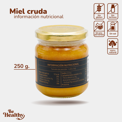 Miel CRUDA Multifloral 250gr 🍯🐝
