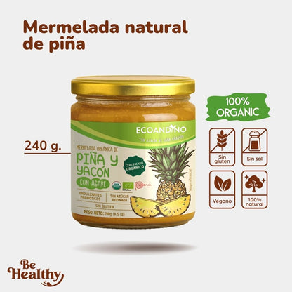 Mermelada natural de Piña 240gr🎉