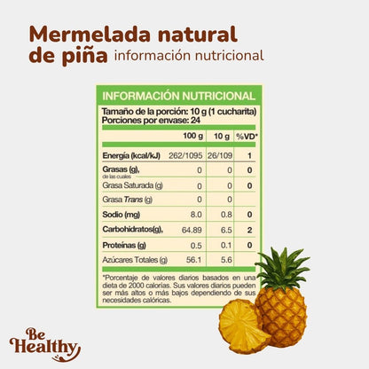 Mermelada natural de Piña 240gr🎉