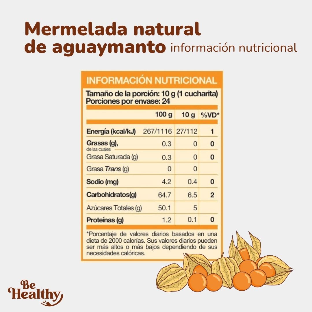 Mermelada de Agua Manto  240gr 🎉