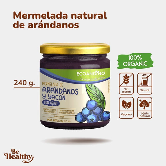 Mermelada Natural de Arándanos 240gr 🎉