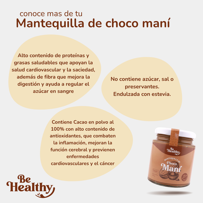 Mantequilla de Choco Maní, 250 gr