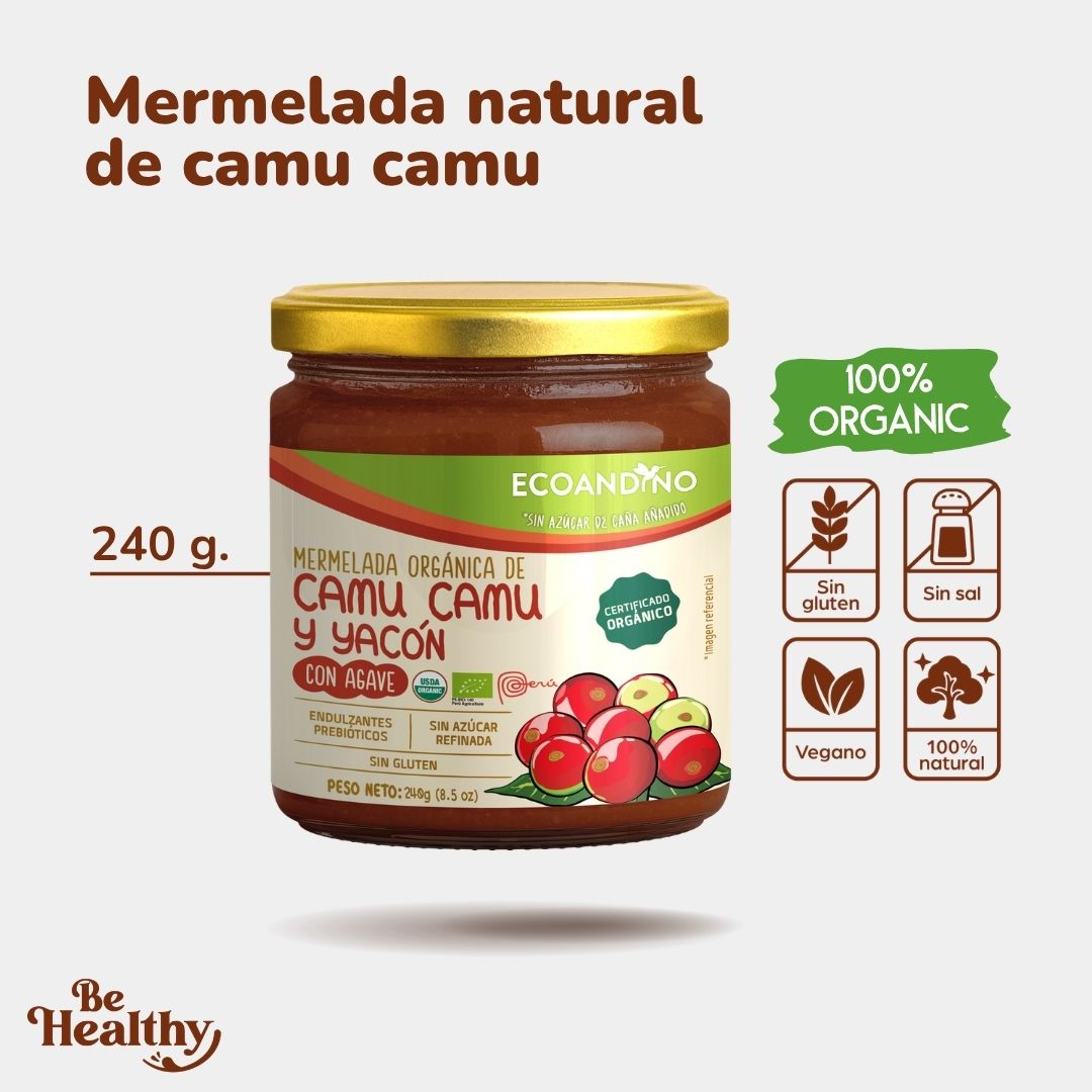 Mermelada natural de Camu Camu 240gr 🎉