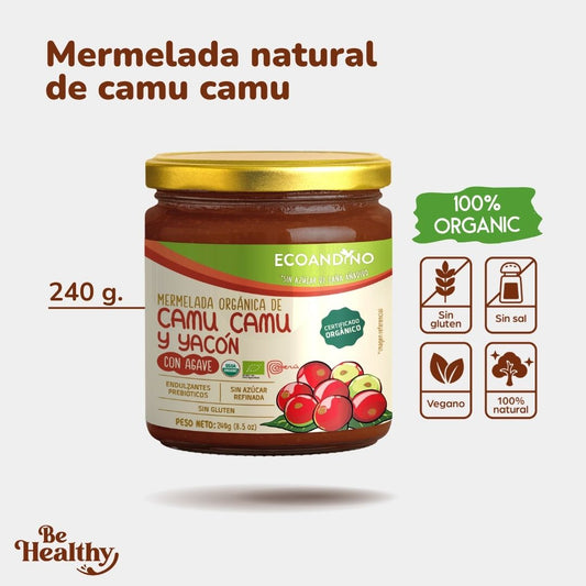 Mermelada natural de Camu Camu 240gr 🎉