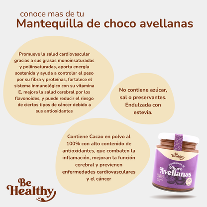 Mantequilla de Chocoavellanas, 250 gr