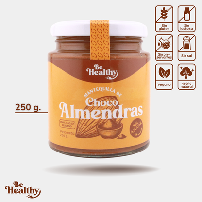 Mantequilla de Choco Almendras, 250 gr
