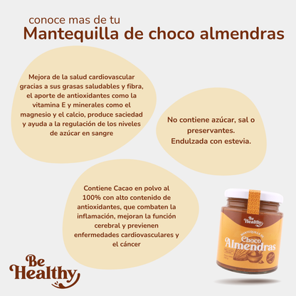 Mantequilla de Choco Almendras, 250 gr