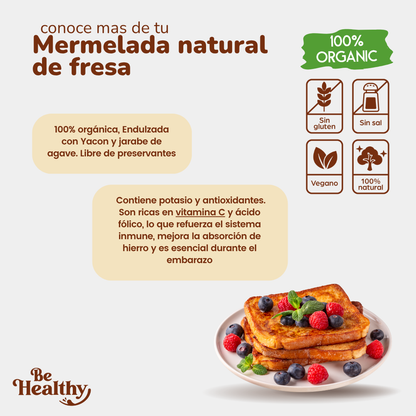 Mermelada natural de Fresa 240gr 🍓