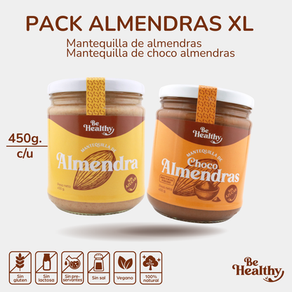 PACK ALMENDRAS XL (450GR C/U)