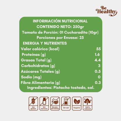 Mantequilla de Pistacho, 250g