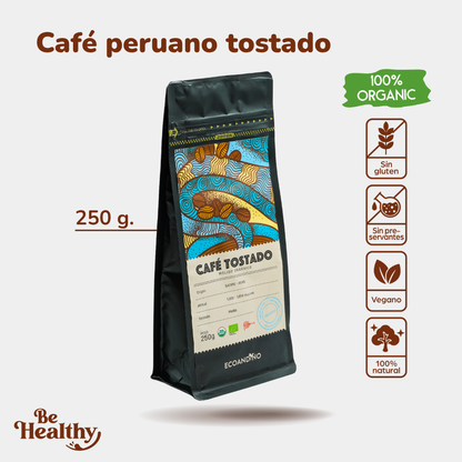 Café peruano tostado 250 gr☕