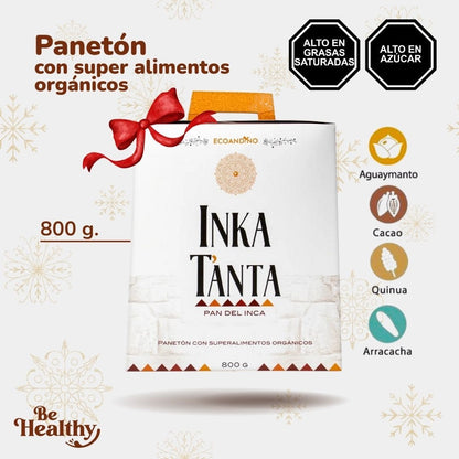 Panetón  con superalimentos orgánicos 800gr 🎄🎉