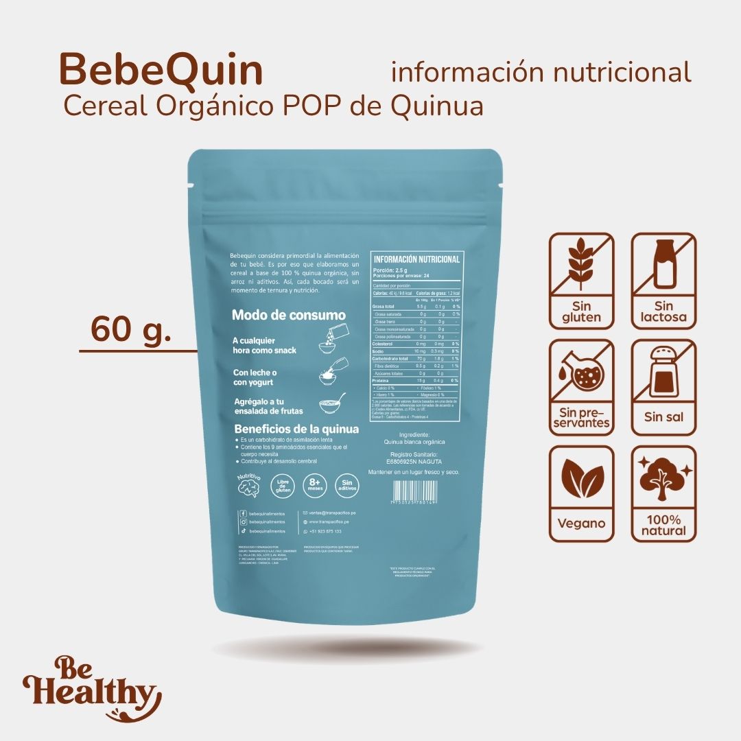 BebeQuin: Cereal quinua POP de quinua 🐣