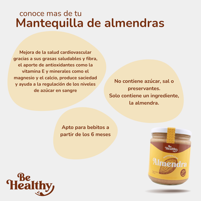 Mantequilla 100% Almendras XL - 450 gr