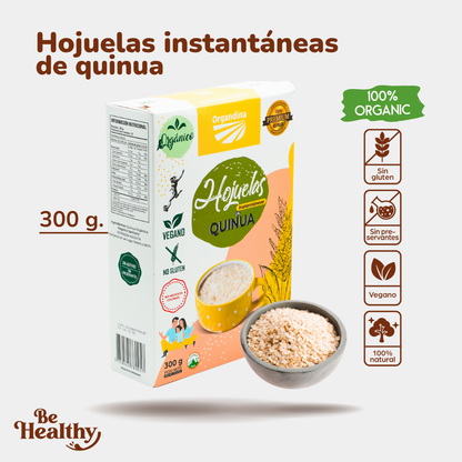 HOJUELAS INSTANTÁNEAS DE QUINUA PREMIUM (300GR)