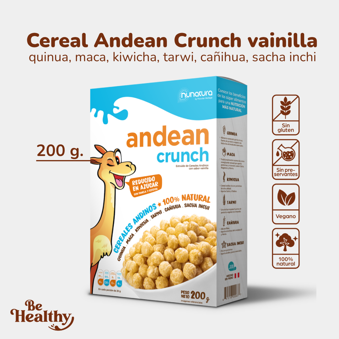 Cereal Andean Crunch 200gr  👶🏻
