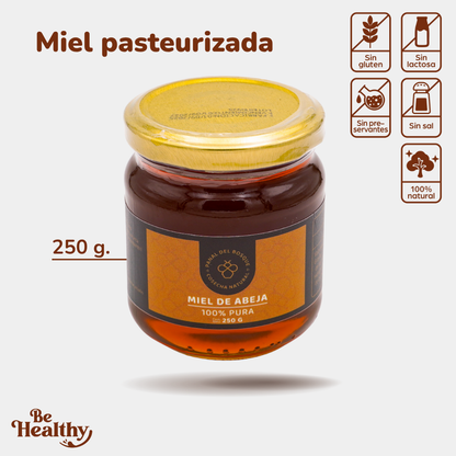 Miel Pasteurizada Multifloral 250gr🐝