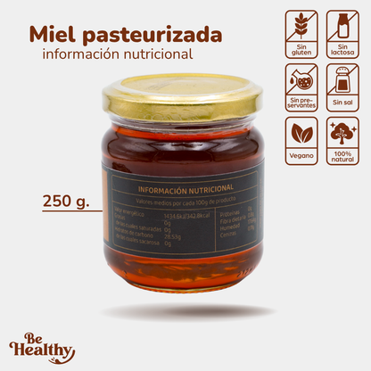 Miel Pasteurizada Multifloral 250gr🐝